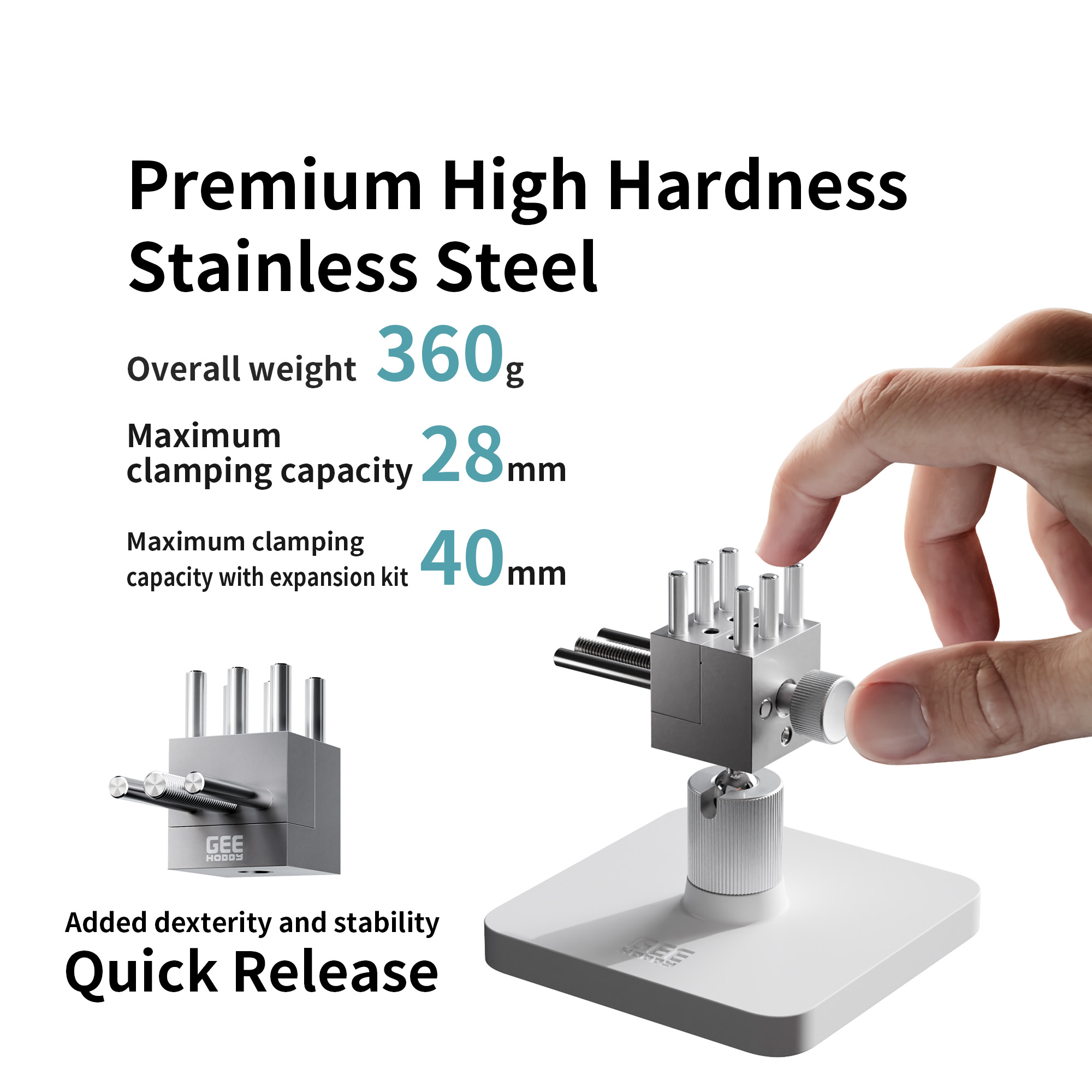 Model Kit Vise - Geehobby Stainless Steel Hobby Vise GH-TV