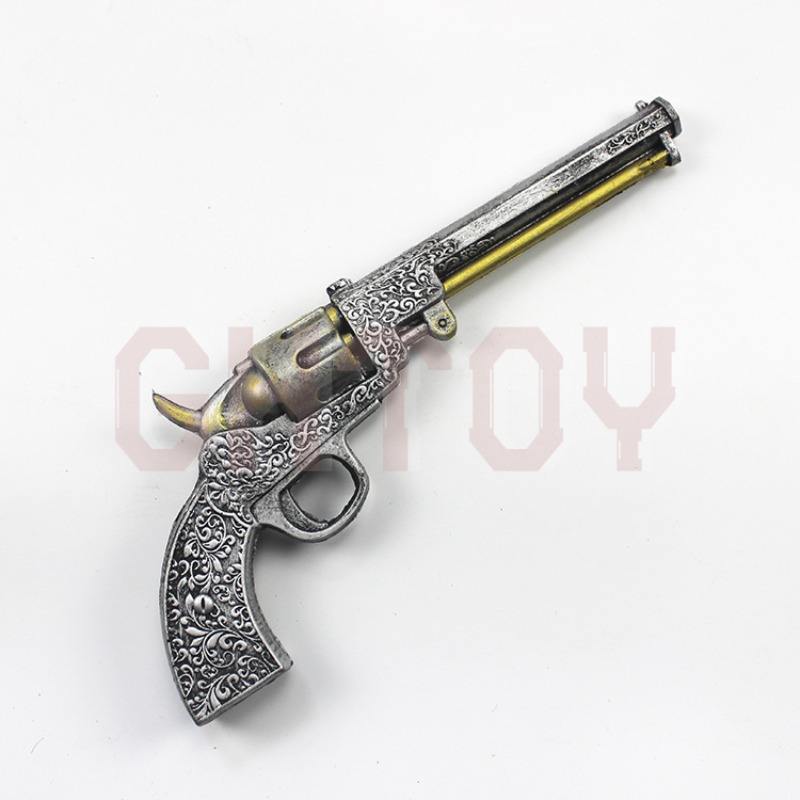 Model Kit Revolver - 36.5cm/14.47in PU Left Wheel Gun Model