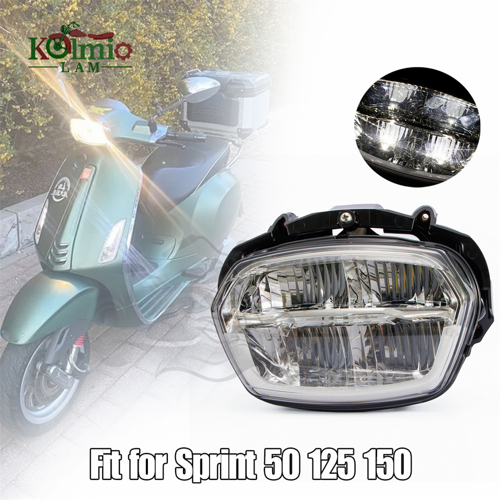 Model Kit Vespa - LED Motorcycle Front Headlight Fit for