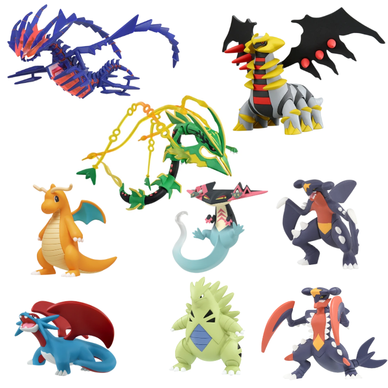 Model Kit Rayquaza - Original TAKARA TOMY Dragon Type Pokemon