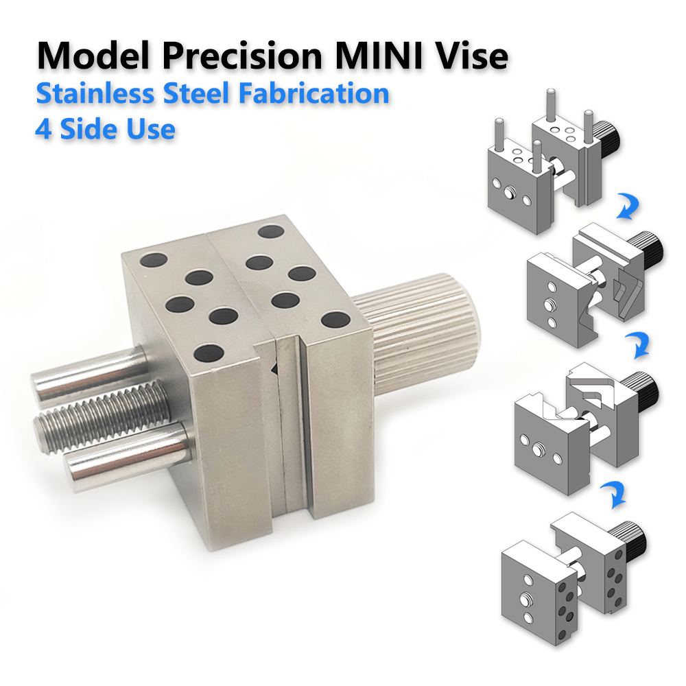 Model Kit Vise - Stainless Steel Precision Small Vise Handheld