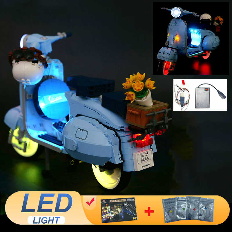 Model Kit Vespa - LED Light Kit For LEGO 10298