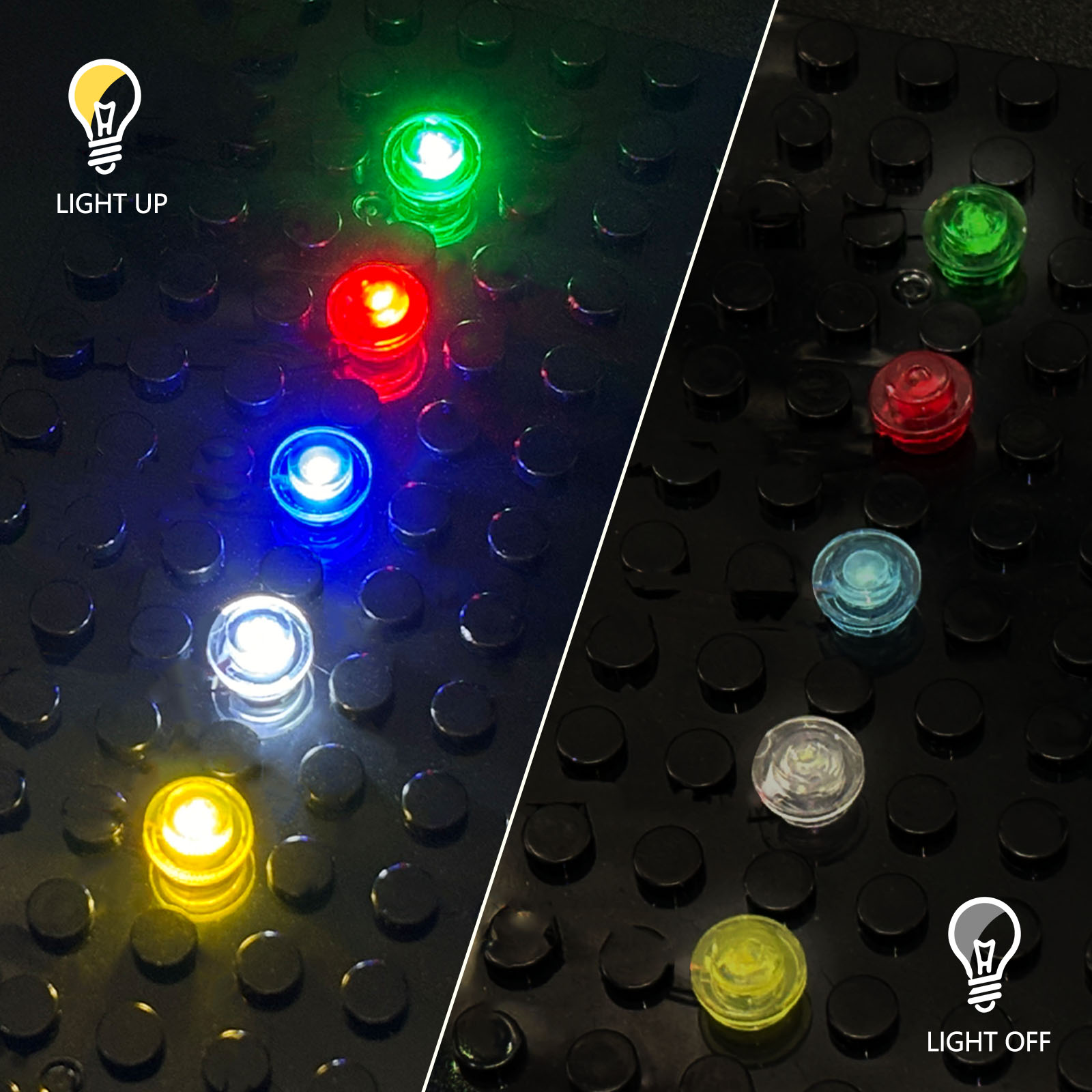 10 PCS Colorful LED Lighting   - Model Kit Walmart ulasan dan harga