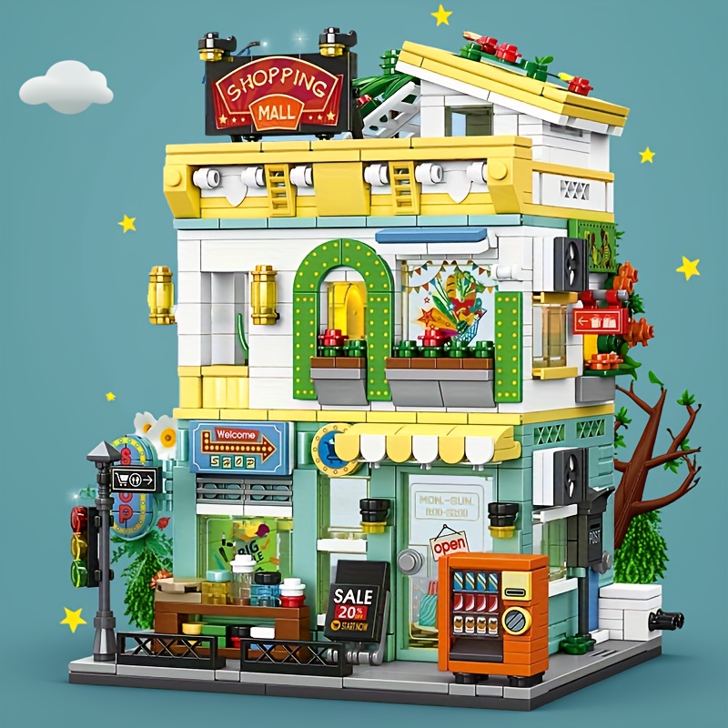 Town Life Streetscape Supermar - Model Kit Walmart ulasan dan harga
