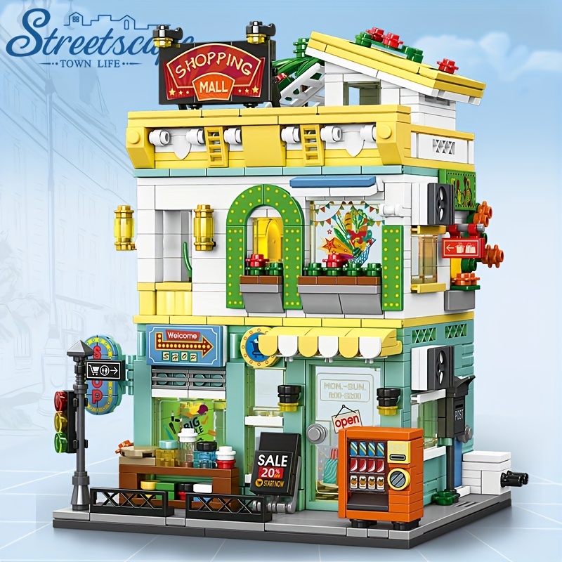 Town Life Streetscape Supermar - Model Kit Walmart ulasan dan harga