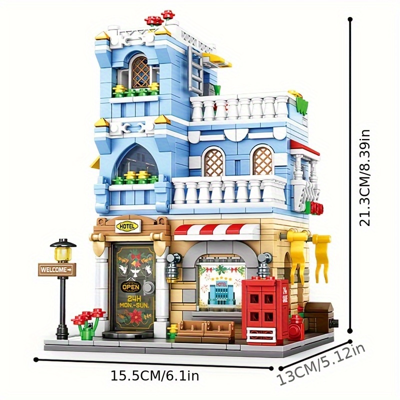 Town Life Streetscape Supermar - Model Kit Walmart ulasan dan harga