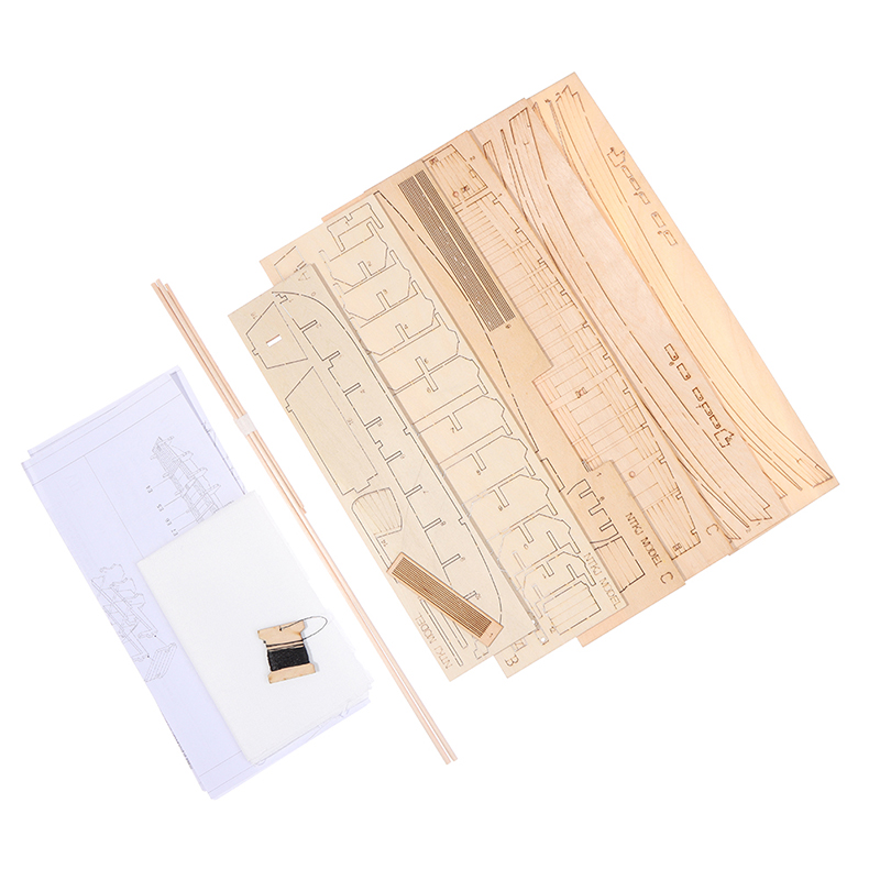 1pcs Chinese sand boat wooden  - Model Kit Yacht ulasan dan harga