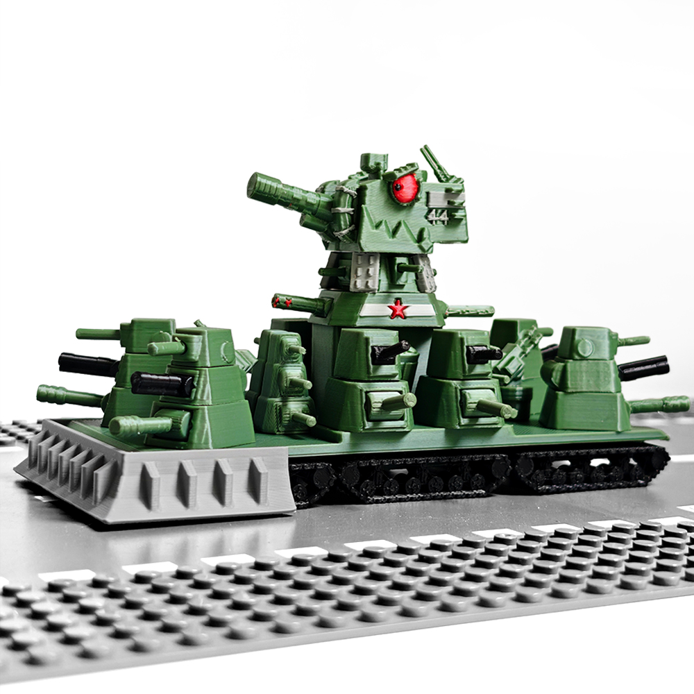 3D Printed KV‑44M Super Heavy  - Model Kit Fantasy ulasan dan harga