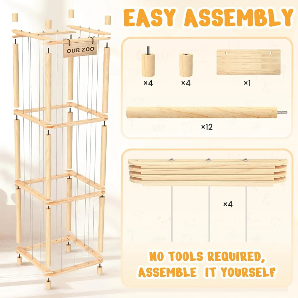 Doll Organization Stuffed Anim - Model Kit Wood ulasan dan harga