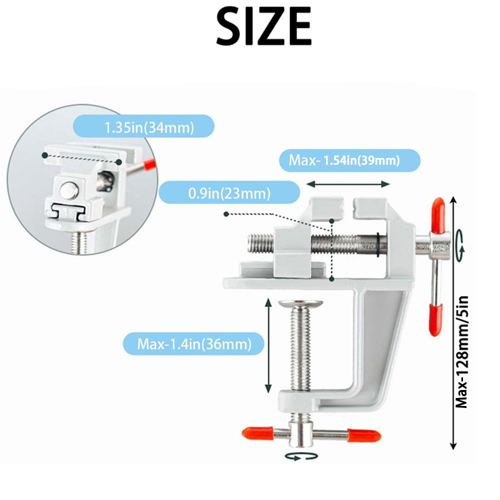 Mini Bench Vise Muliti-Funcati - Model Kit Vise ulasan dan harga