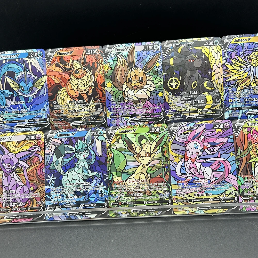 10Pcs/set Diy PTCG Eevee Umbre - Model Kit Anime ulasan dan harga