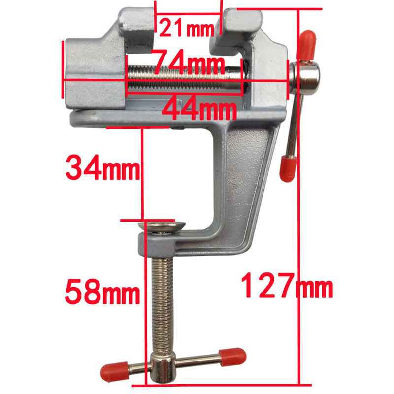 Aluminum Mini Table Clamp Smal - Model Kit Vise ulasan dan harga
