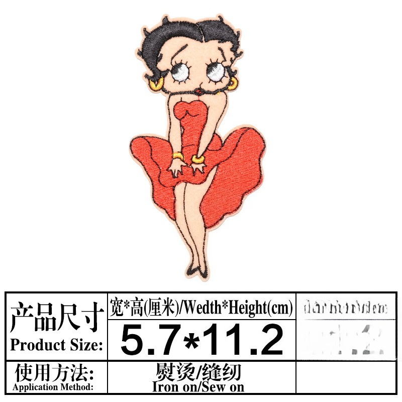 Betty Boop Patch High Color Va - Model Kit Anime ulasan dan harga
