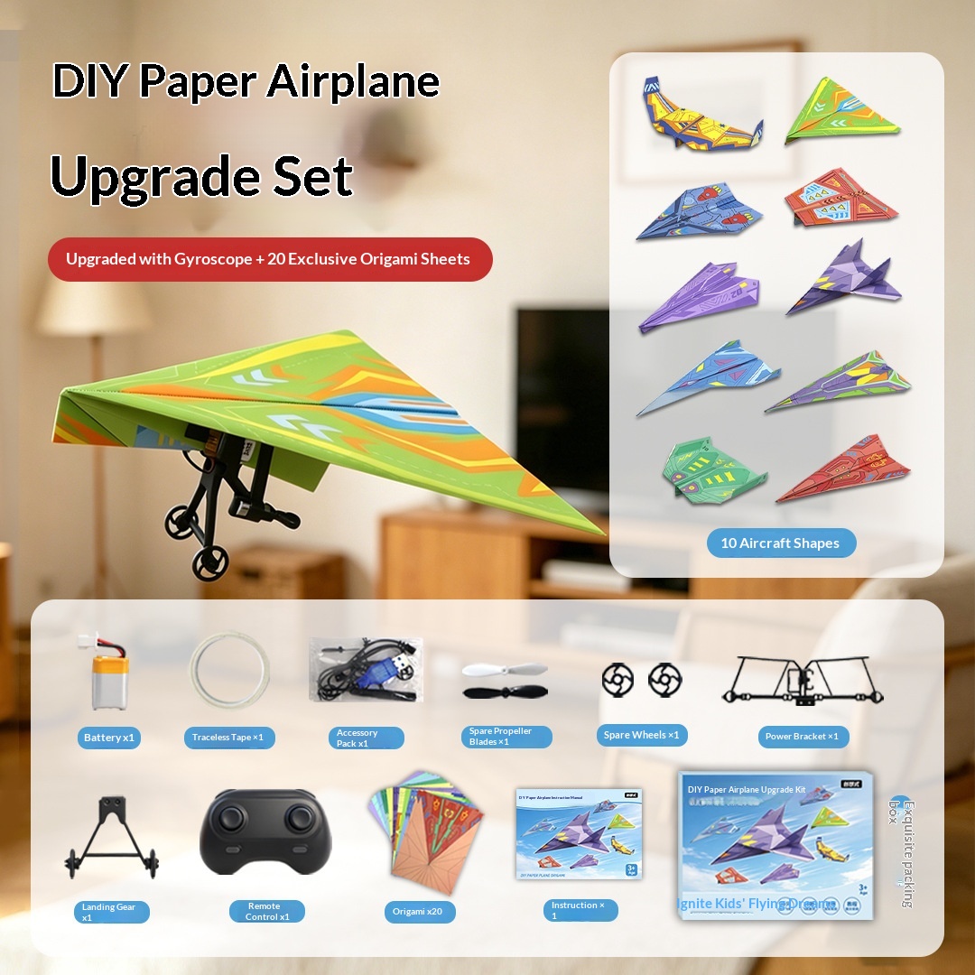 Diy Paper Plane Power Kit Fold - Model Kit Expert ulasan dan harga