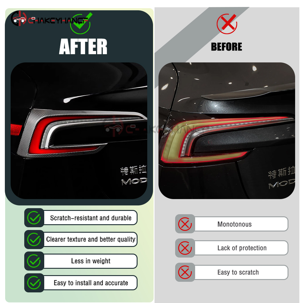 Real Carbon Fiber Rear Car Tai - Frame Model Kit ulasan dan harga