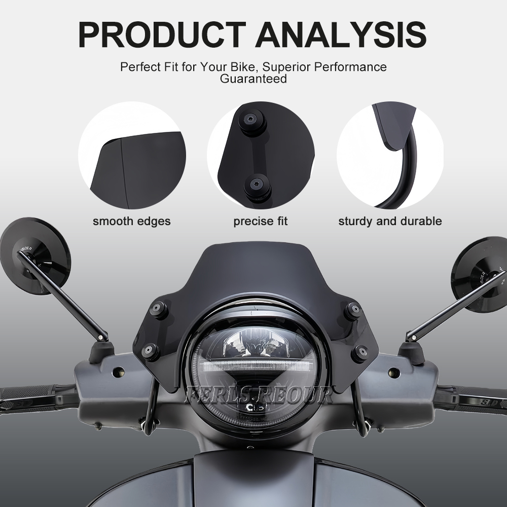 Front Windscreen Flyscreen Kit - Model Kit Vespa ulasan dan harga