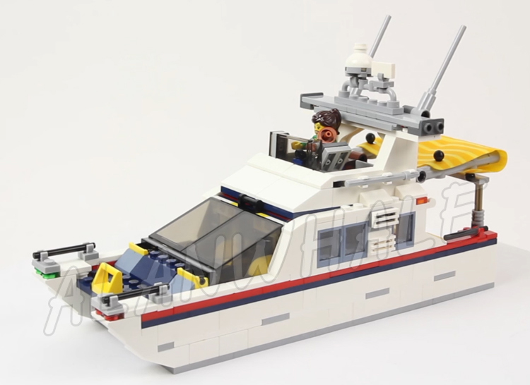 792pcs 3in1 Creative Vacation  - Model Kit Yacht ulasan dan harga