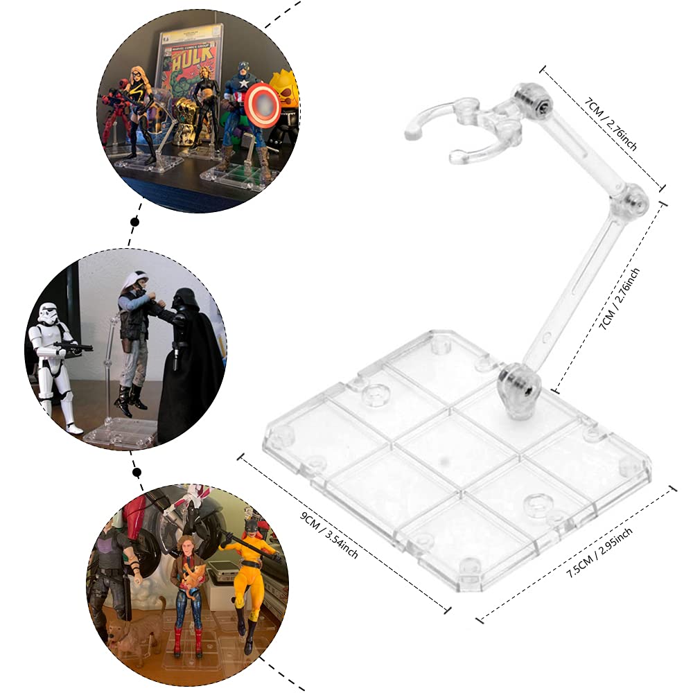 Clear Action Figure Stand,Asse - Model Kit Jms ulasan dan harga