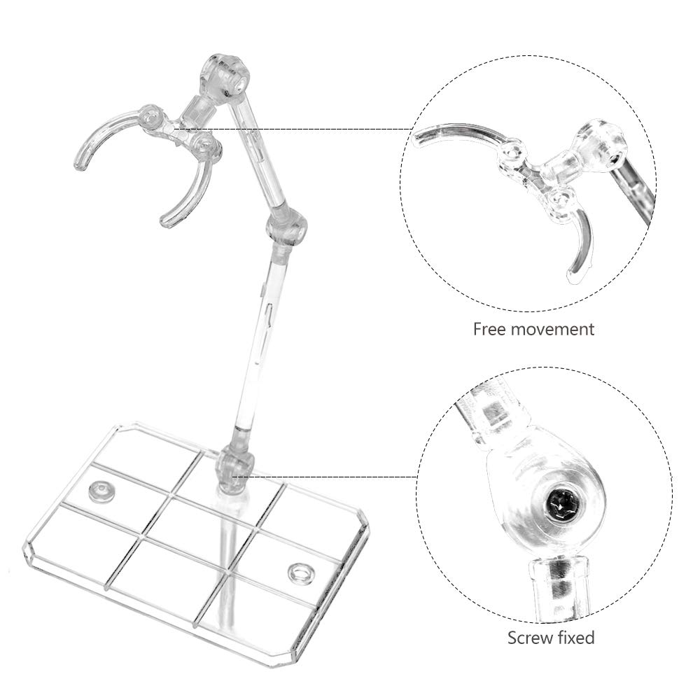 Clear Action Figure Stand,Asse - Model Kit Jms ulasan dan harga
