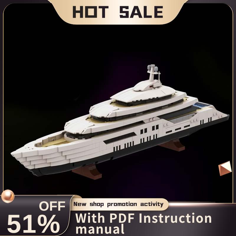New 1651Pcs Moc White Ship Cit - Model Kit Yacht ulasan dan harga