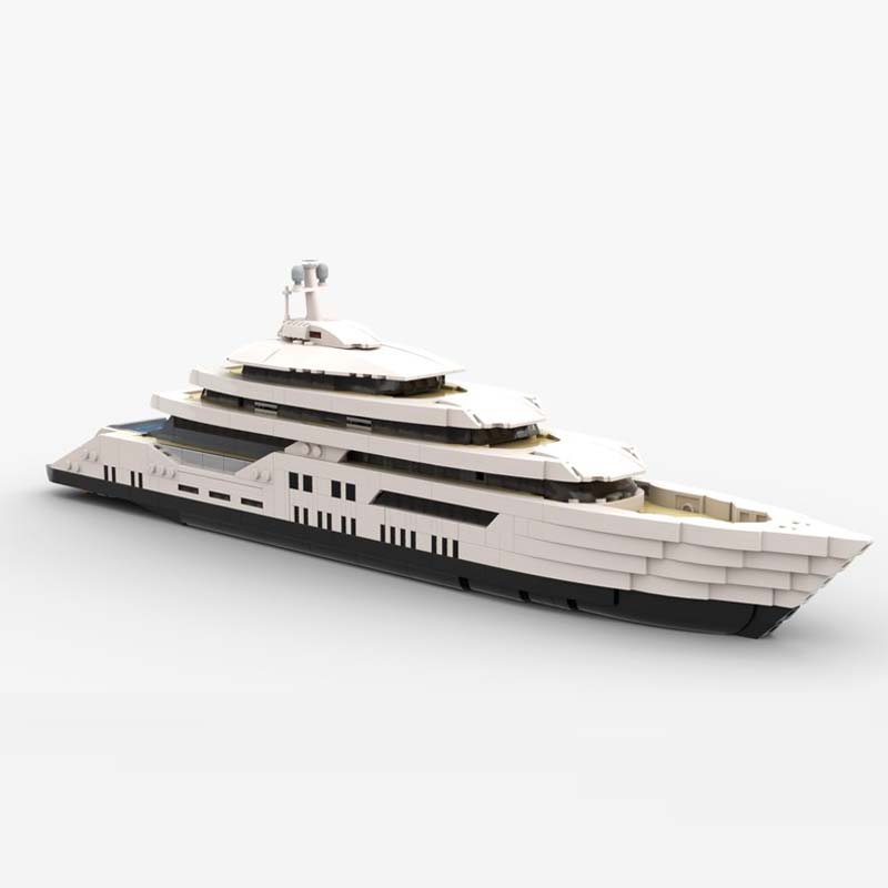 New 1651Pcs Moc White Ship Cit - Model Kit Yacht ulasan dan harga