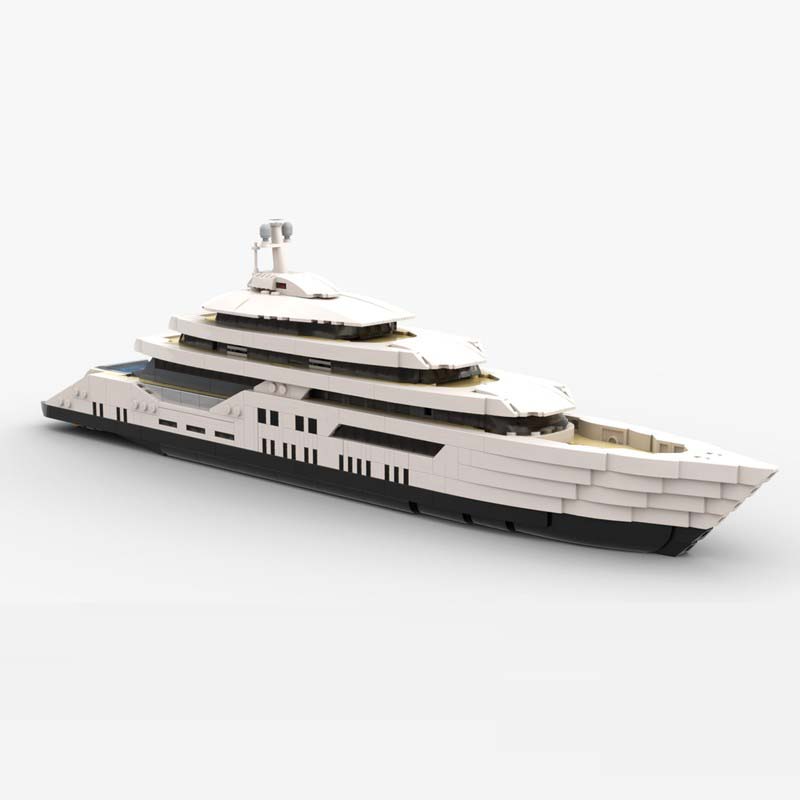 New 1651Pcs Moc White Ship Cit - Model Kit Yacht ulasan dan harga