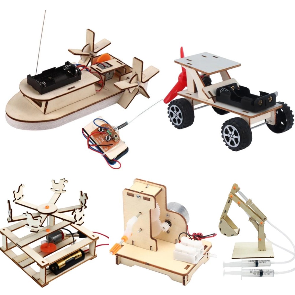 DIY Boat Model Science Toys Ki - Model Kit Wood ulasan dan harga
