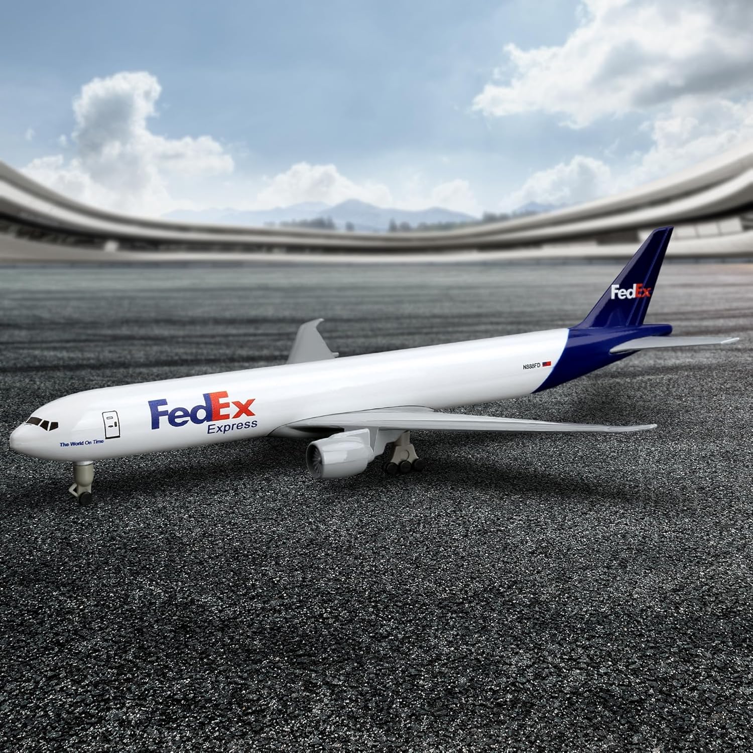 20cm Fedex B777 Airplane Model - Model Kit Plane ulasan dan harga