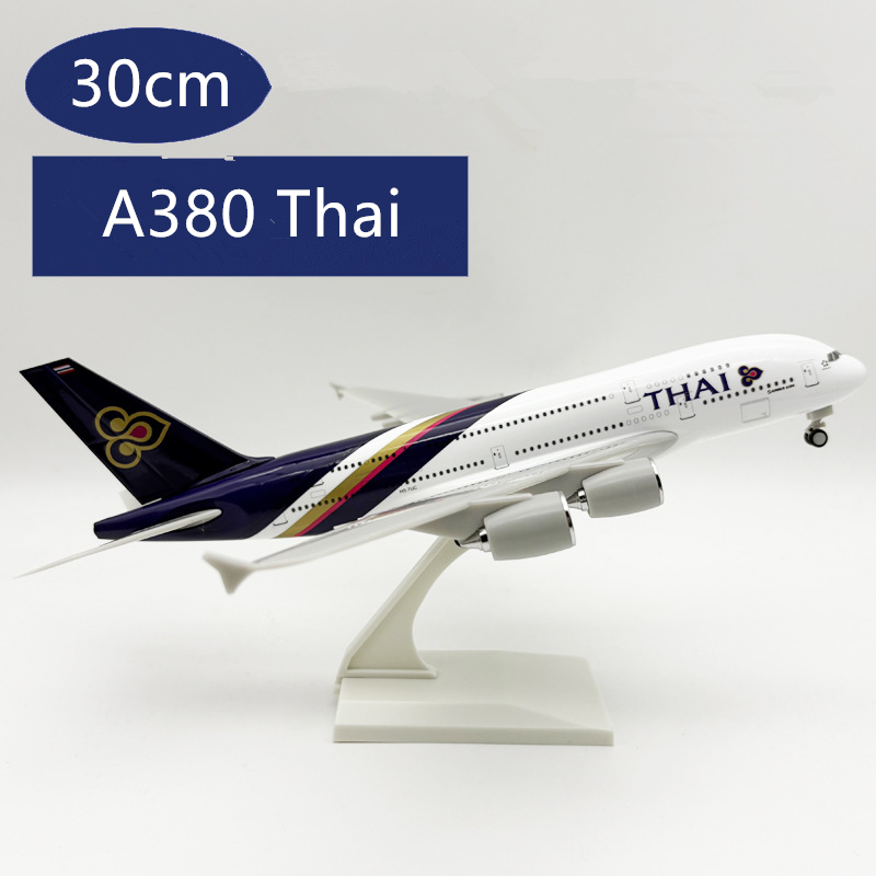 1/240 Scale Thai A380 Airplane - Model Kit Plane ulasan dan harga