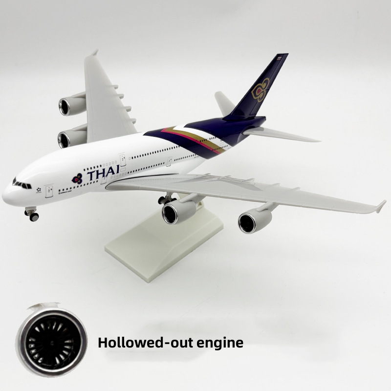 1/240 Scale Thai A380 Airplane - Model Kit Plane ulasan dan harga