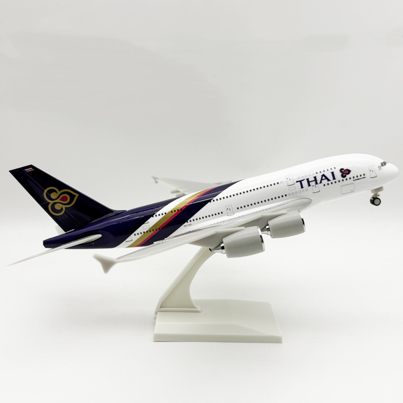 1/240 Scale Thai A380 Airplane - Model Kit Plane ulasan dan harga