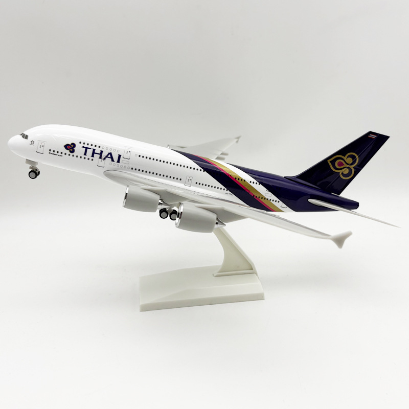1/240 Scale Thai A380 Airplane - Model Kit Plane ulasan dan harga