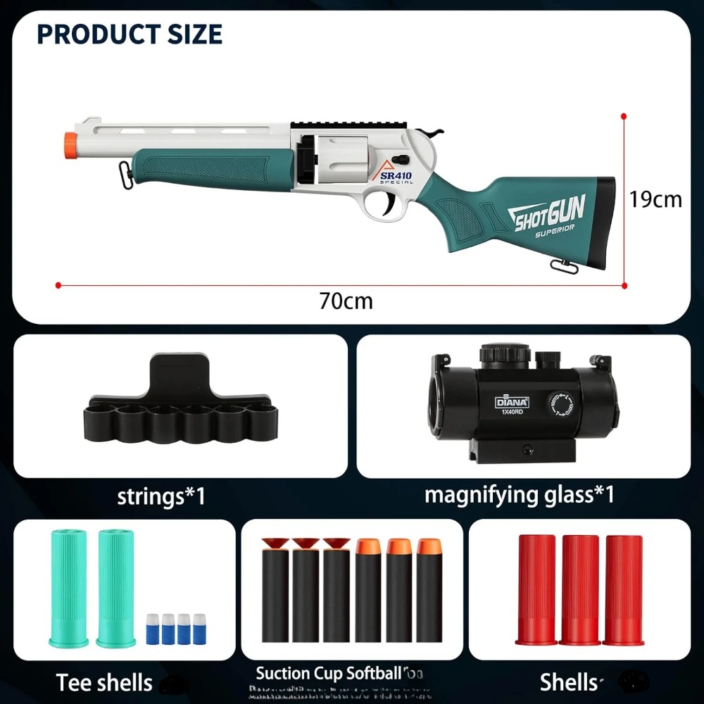 Manually Loaded Soft Bullet Sh - Model Kit Revolver ulasan dan harga