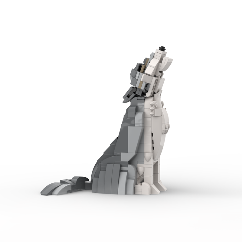 256pcs MOC Wolf Creator Expert - Model Kit Expert ulasan dan harga