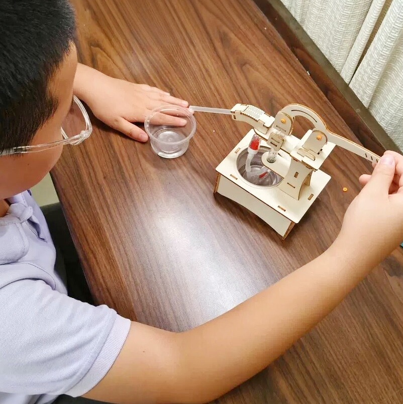 Wooden DIY Hand Pump Well Mode - Model Kit Wood ulasan dan harga