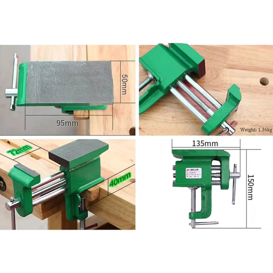 Table Bench Vise Bench Vise Je - Model Kit Vise ulasan dan harga