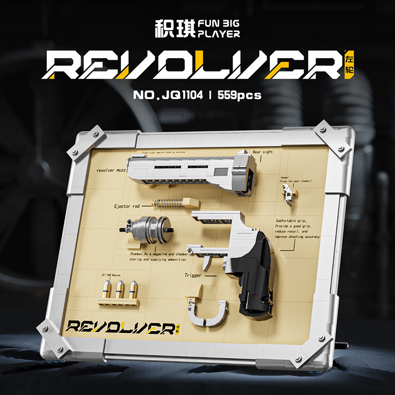 559 PCS Revolver Model Kit, MO - Model Kit Revolver ulasan dan harga