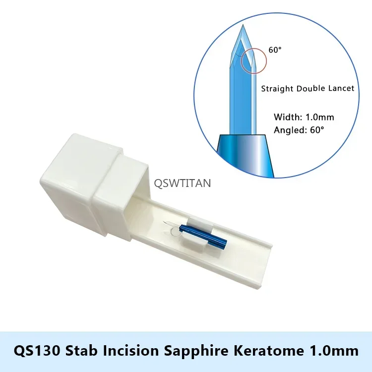 Sapphire keratome knife Straig - Model Kit Lancelot ulasan dan harga