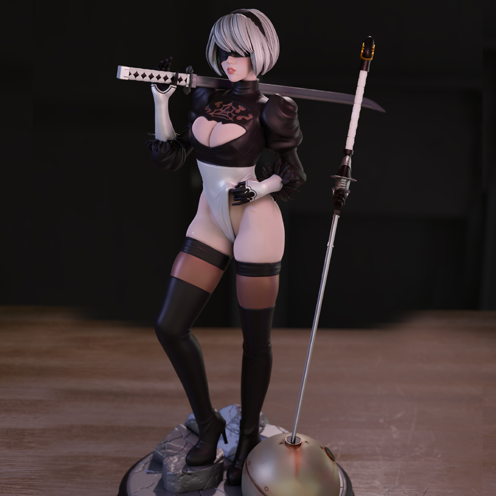 1/24 3d Printing Model Kit Bea - Model Kit Nier Automata ulasan dan harga