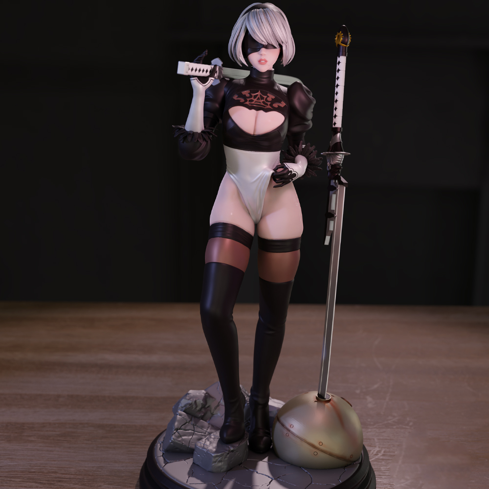 1/24 3d Printing Model Kit Bea - Model Kit Nier Automata ulasan dan harga