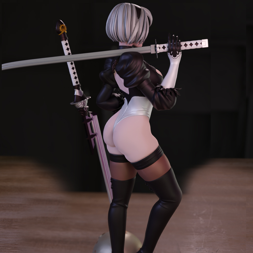 1/24 3d Printing Model Kit Bea - Model Kit Nier Automata ulasan dan harga